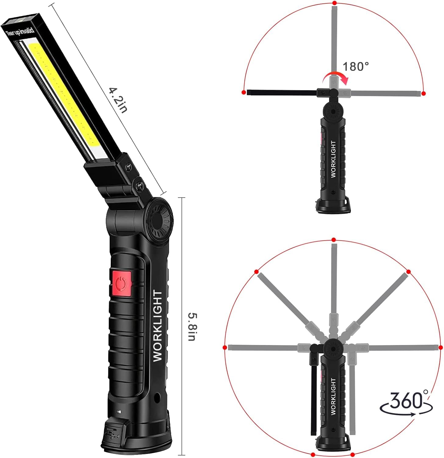 UNUSROOM 5 lighting modes adapt to various tasks and environments.