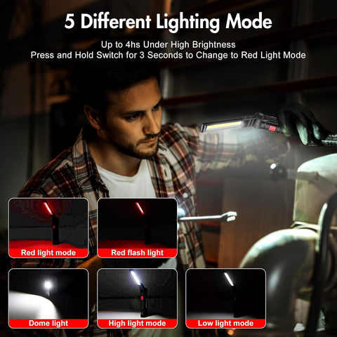 UNUSROOM USB-rechargeable flashlight with long-lasting battery for on-the-go tasks.