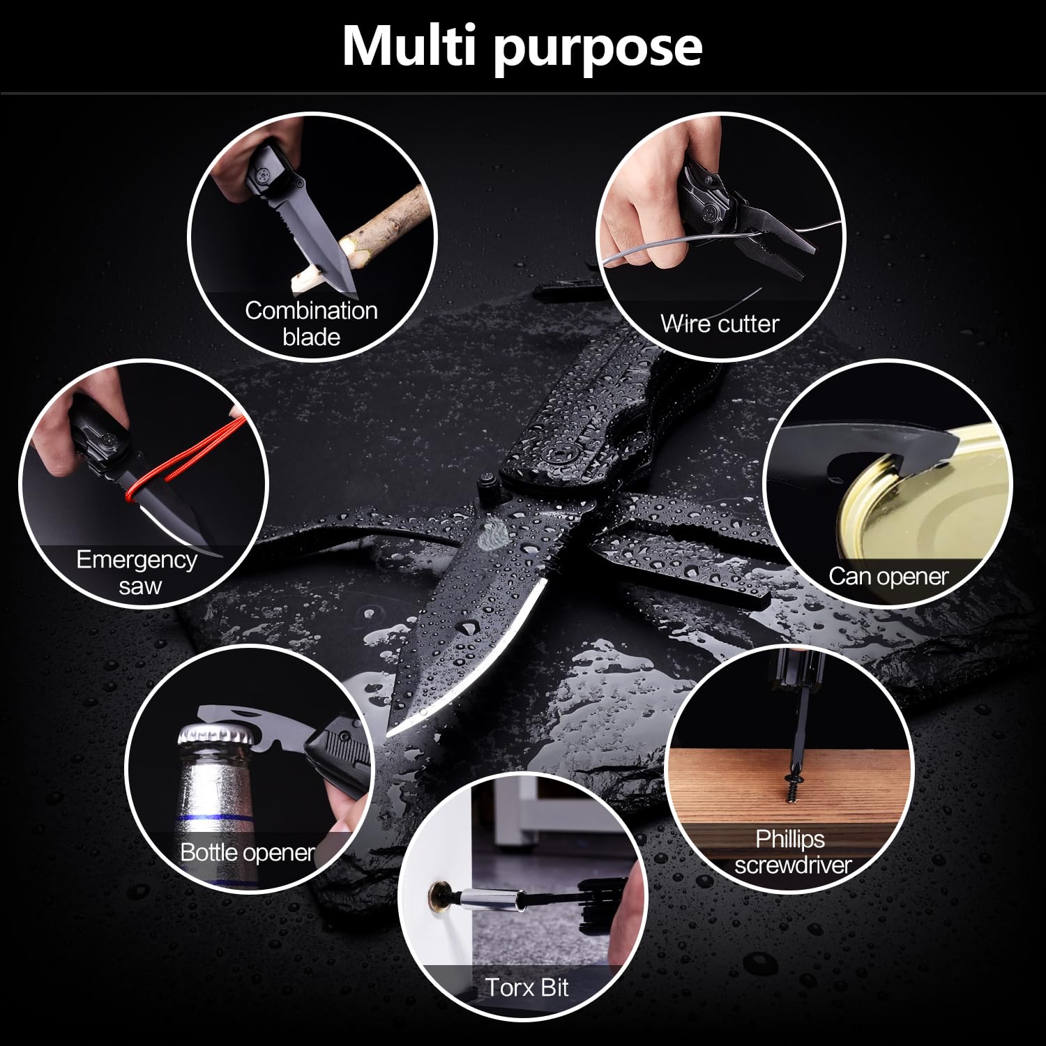 Unutes multitool bottle opener, ready for outdoor gatherings.