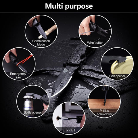 Unutes multitool bottle opener, ready for outdoor gatherings.