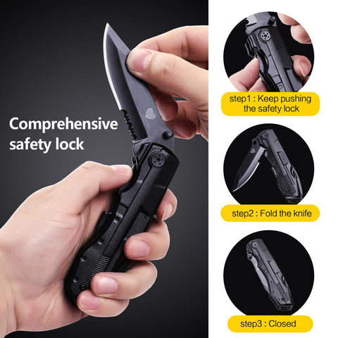 Unutes multitool wire cutter action, sturdy cutting performance.