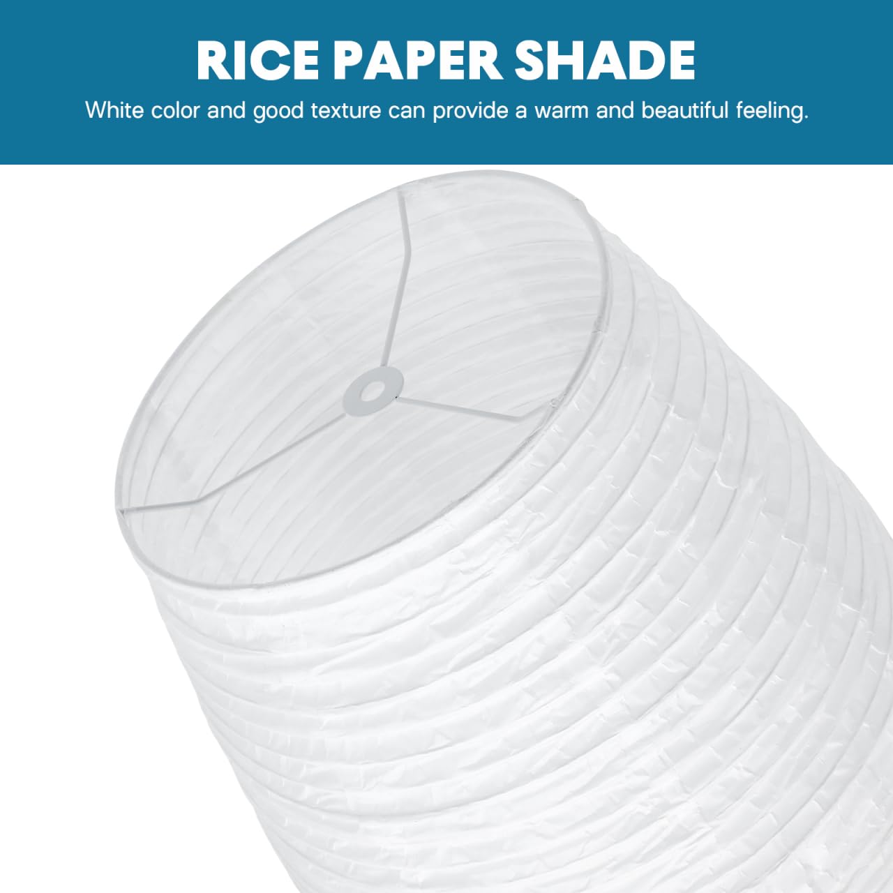Uonlytech white paper lampshade for floor lamp adds gentle diffusion for reading.
