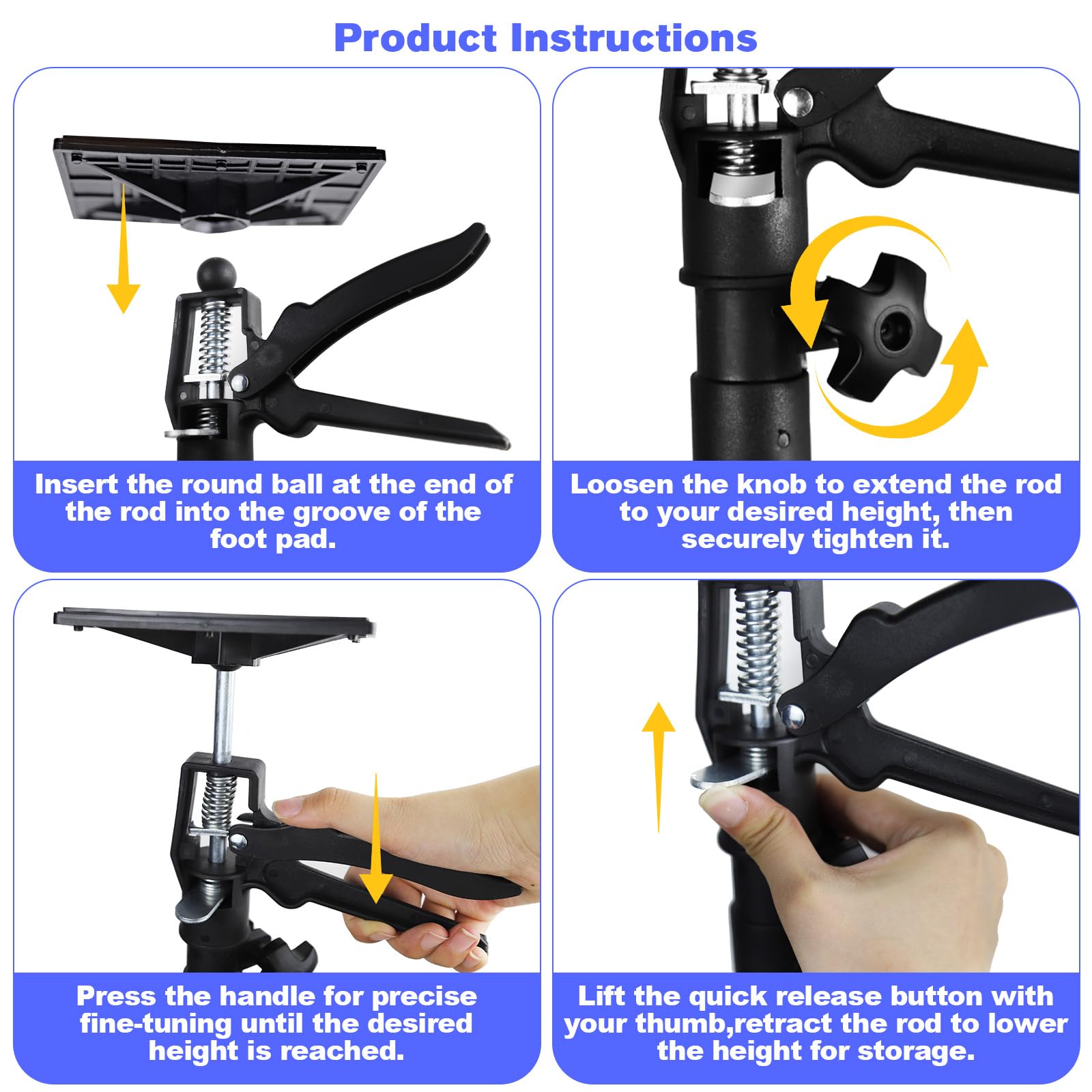 360-degree swivel feature of Uouteo dust barrier poles