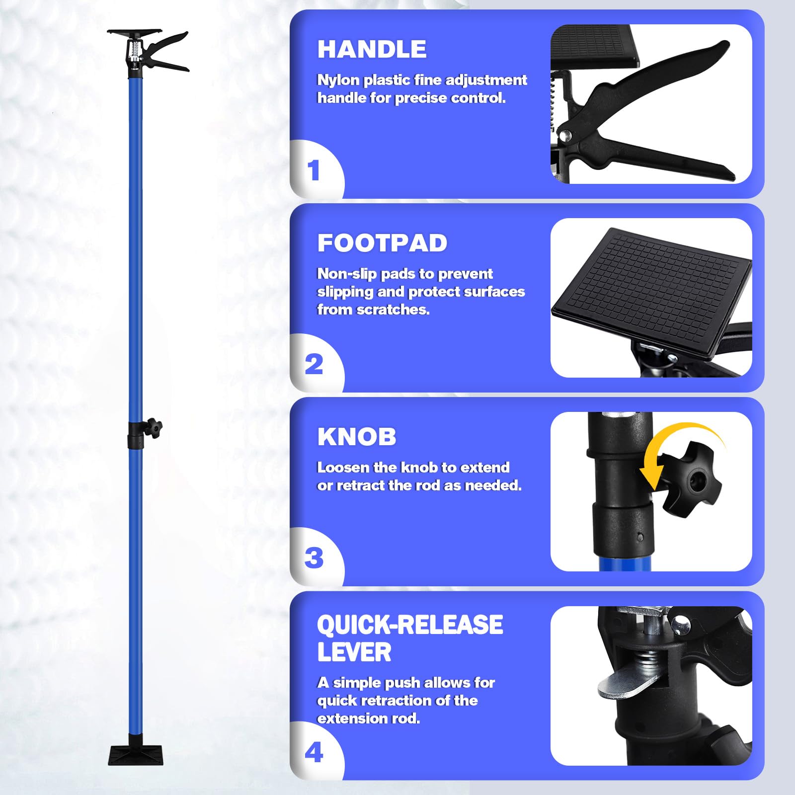 Uouteo poles in use during remodeling project