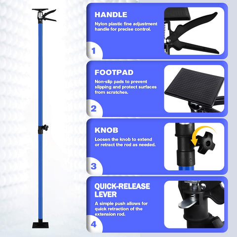 Uouteo poles in use during remodeling project