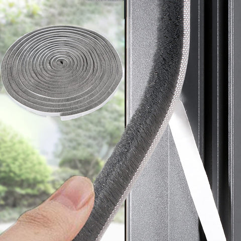 UpinFun weather strip 33ft gray roll for doors and windows improves draft protection.