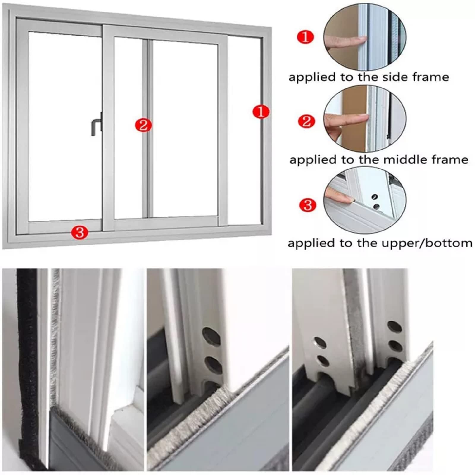 UpinFun cabinet-door-seal installed on a closet for dust protection.
