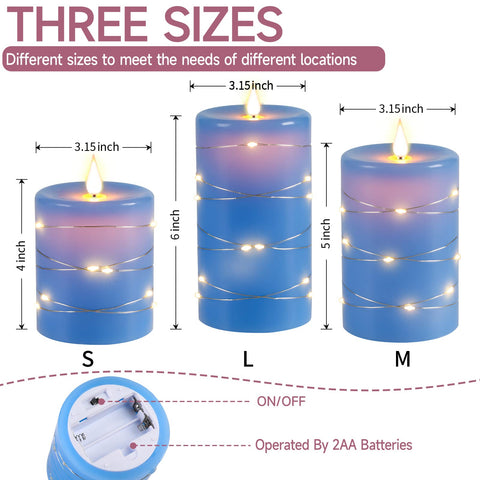 Upinmz box contents three candles remote manual