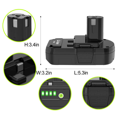 UPJONSIM 18V battery for heavy-duty tools delivers stable power for drills and saws