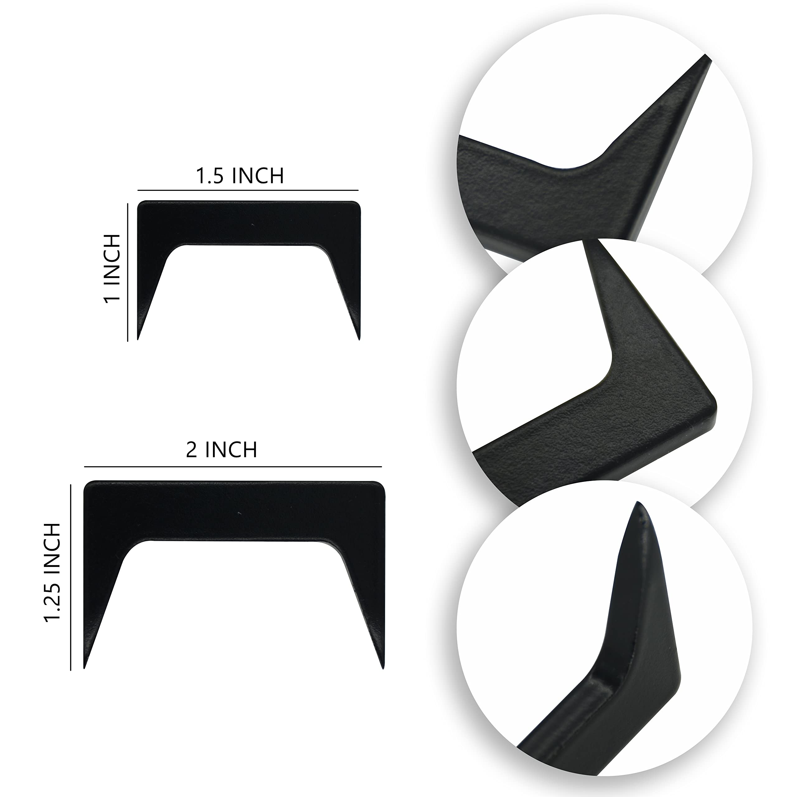 UPTTHOW Pinch Dogs tapered-legs design supports stable clamping in tight corners.