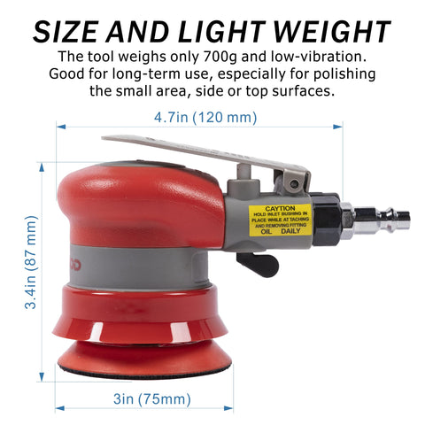 UPWOOD palm-sander ergonomic handle supports comfortable grip during prolonged sanding.
