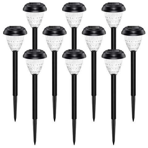 URAGO solar lights dusk to dawn design ensures continuous walkway illumination after sunset