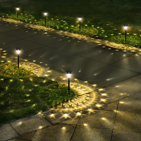 URAGO super-bright solar lights with mandala pattern illuminate outdoor spaces