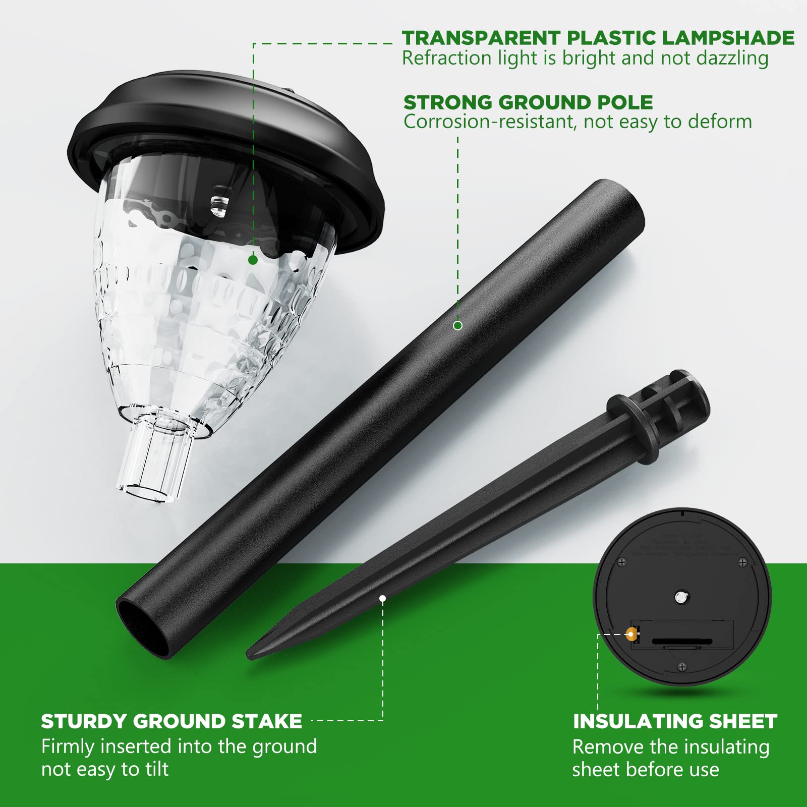 URAGO 10 pack lights ideal for patios, pathways, and garden accents