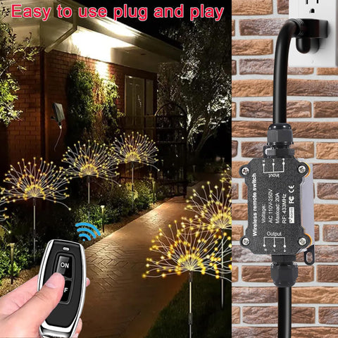 URANT switch controlling pumps and lamps outdoors with ease.