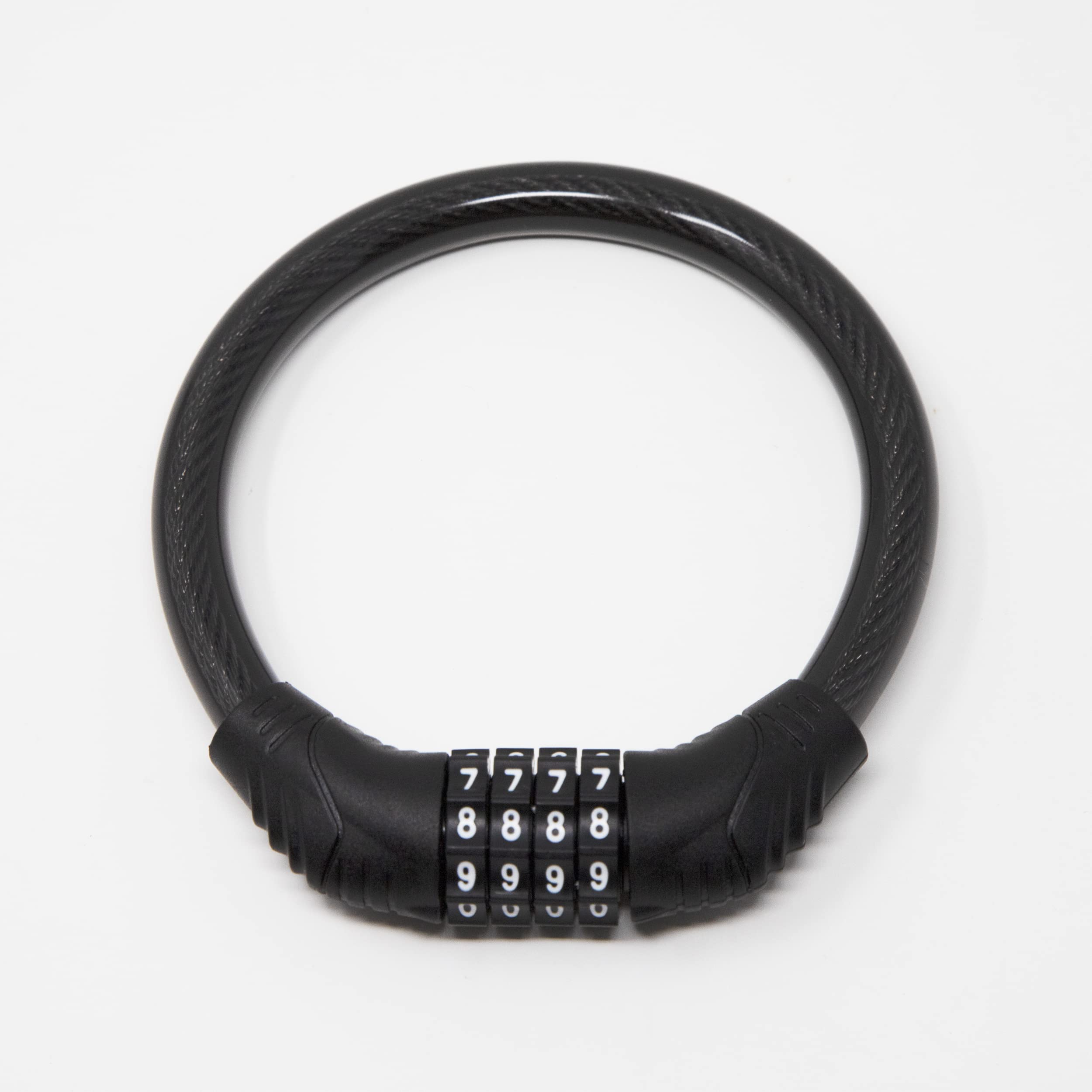 Urban August fridge lock front view with 4-digit code for added access control.