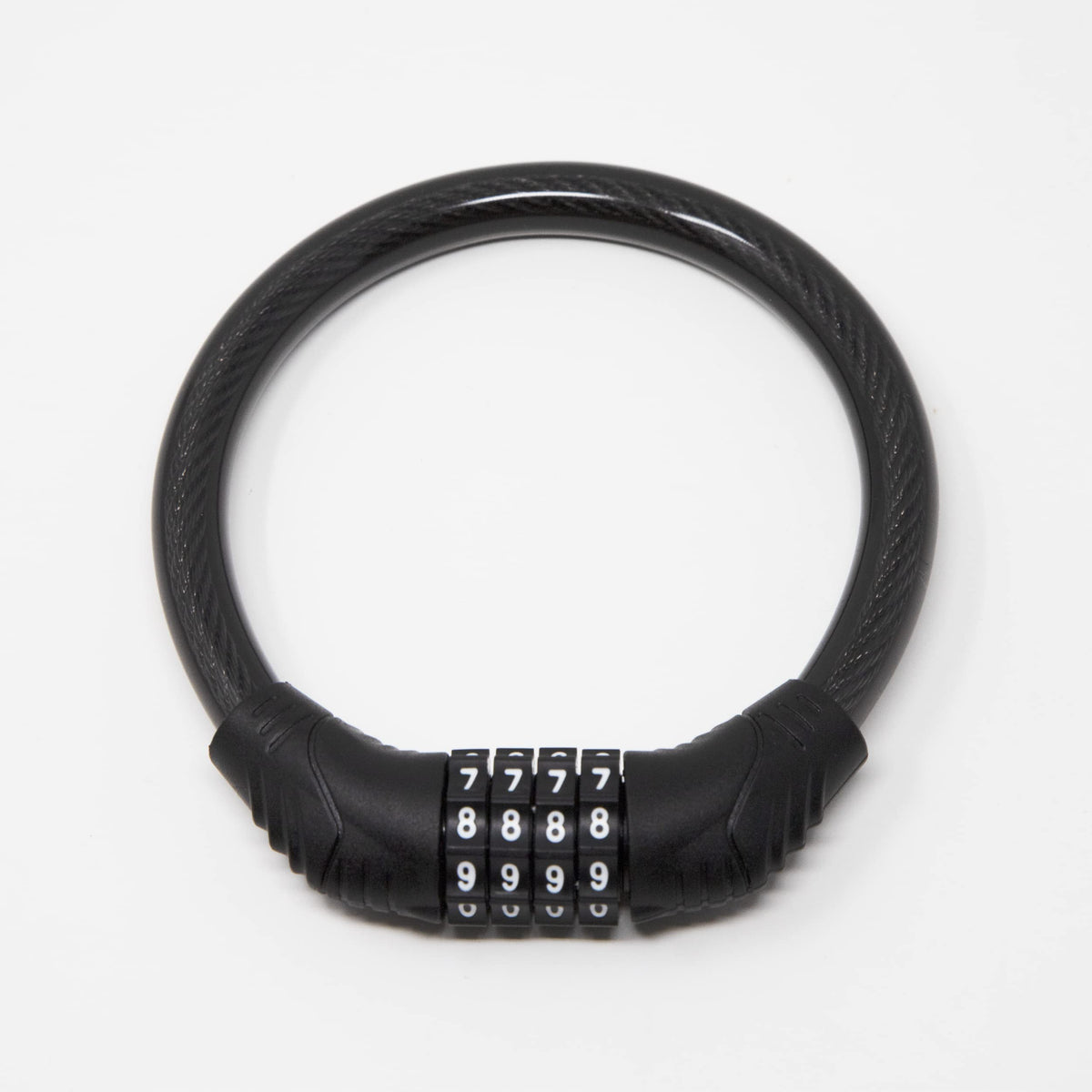 Urban August fridge lock front view with 4-digit code for added access control.