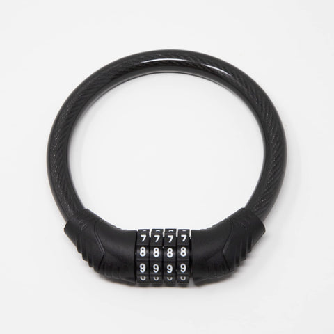 Urban August fridge lock front view with 4-digit code for added access control.