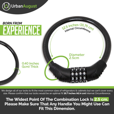 Urban August two-pack fits most French-door fridges and cabinets.