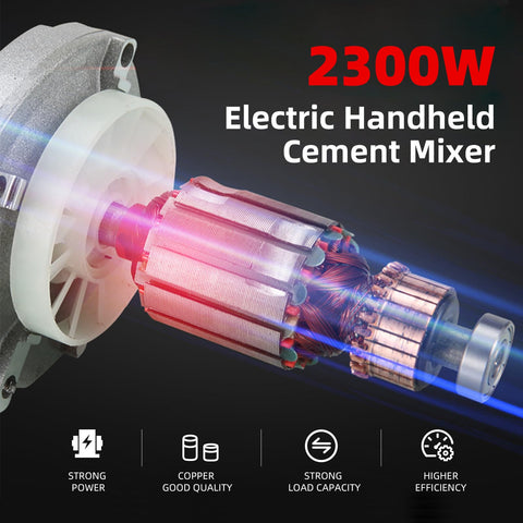 URBANVISTA 2300W motor detail shows strong, stable power for tough mixes