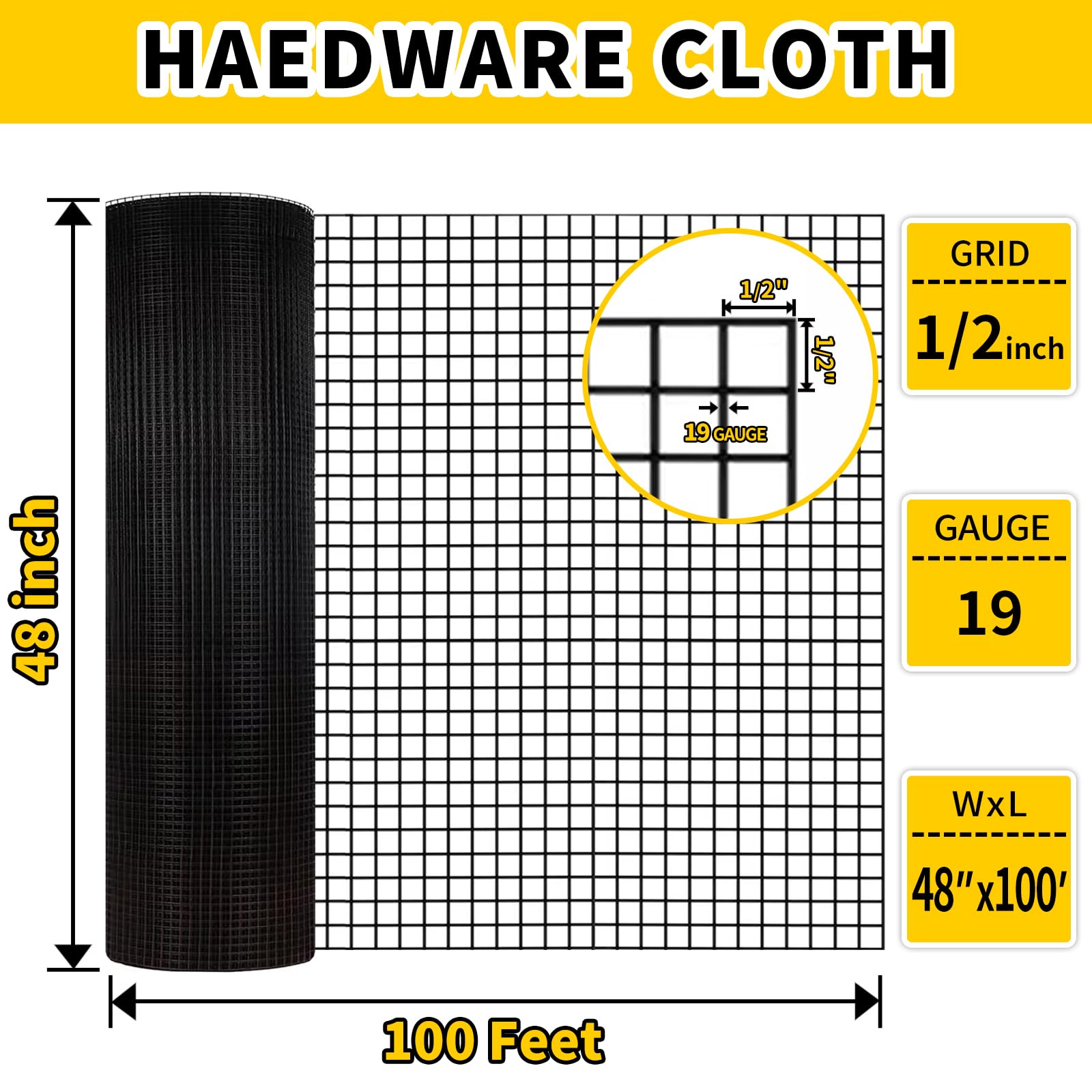 URBANVISTA galvanized steel mesh 19ga withstands weather and pests