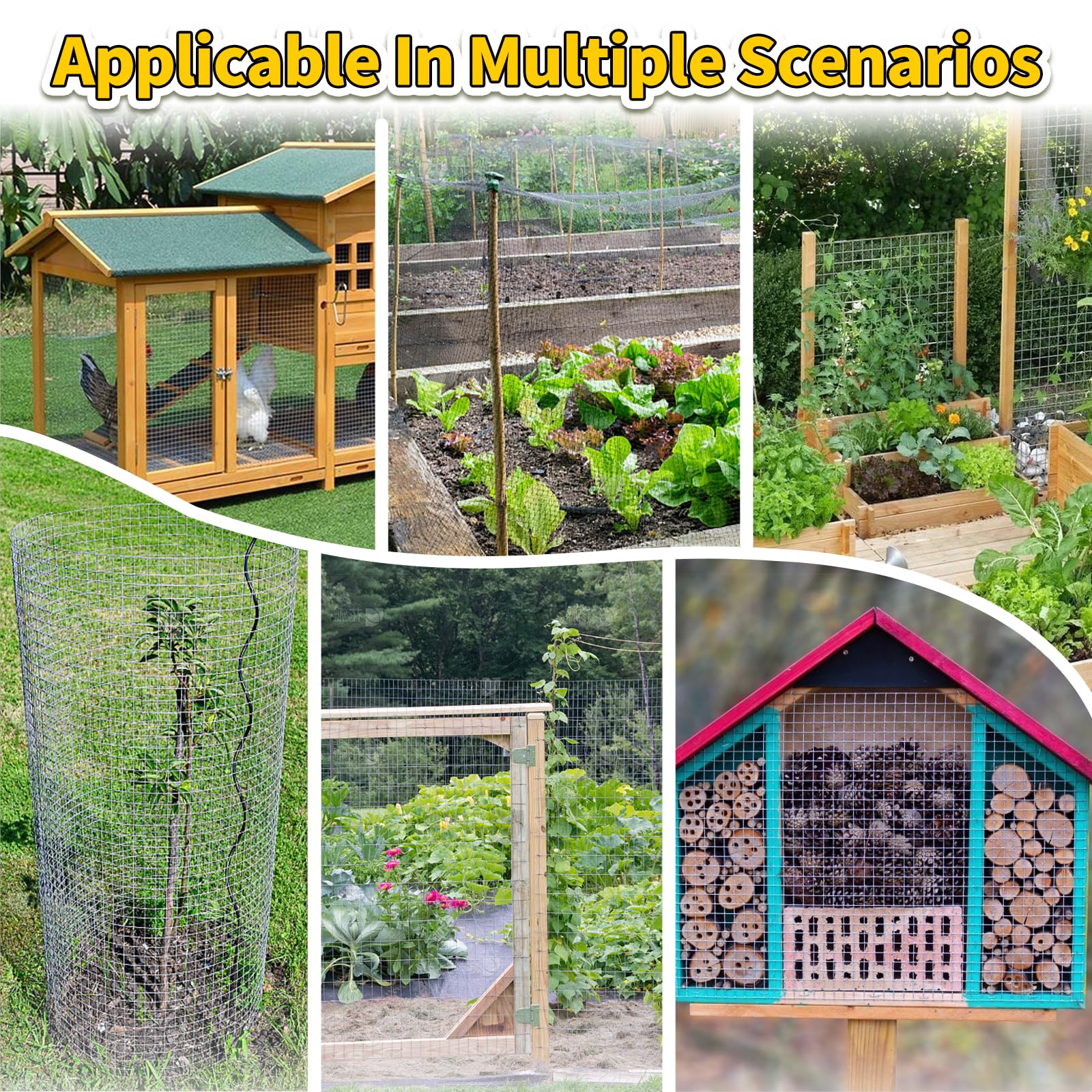 URBANVISTA small animal barrier mesh for backyard enclosures