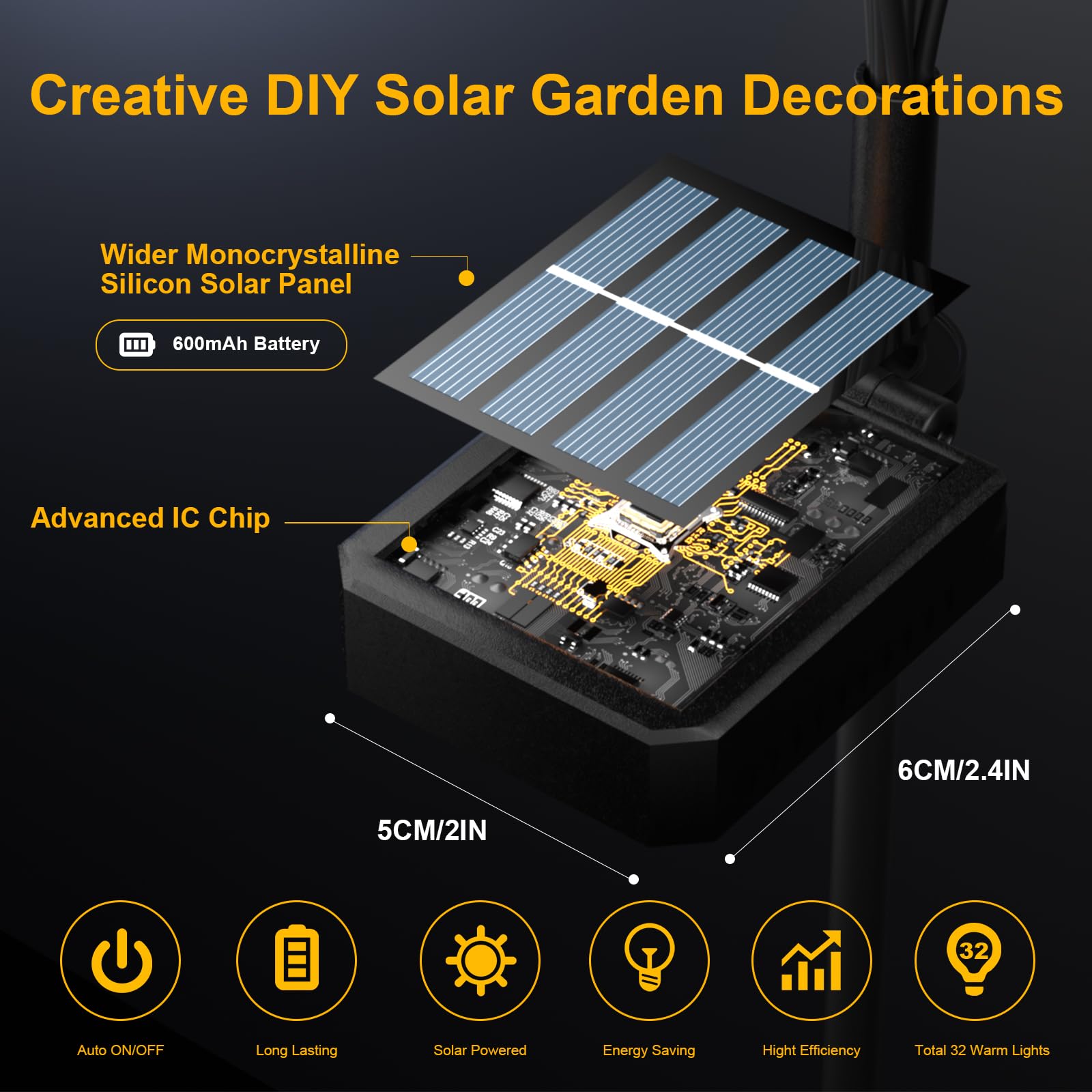 Urllyia Solar Lights create festive pathways for weddings and parties.