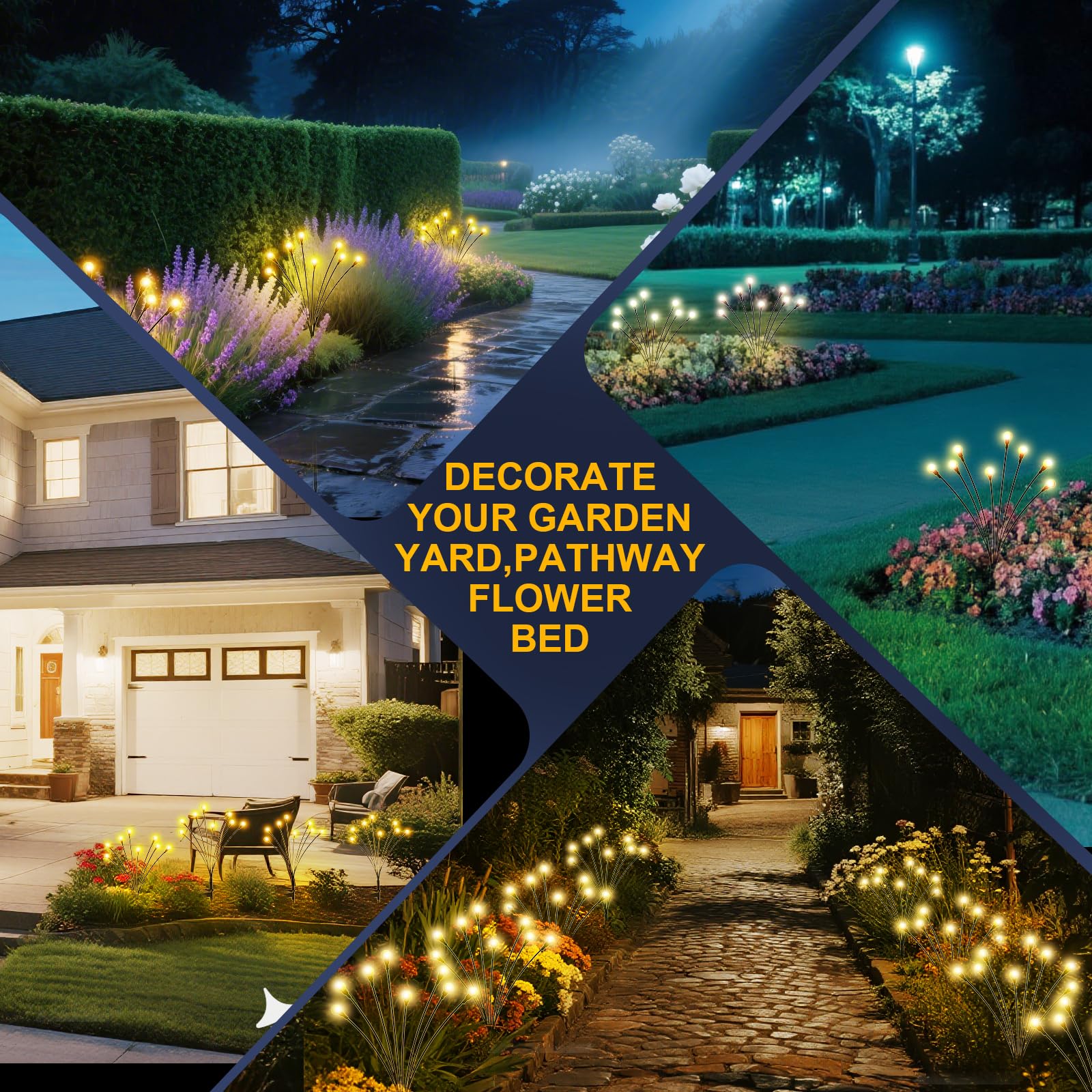 Urllyia Solar Lights sway softly like fireflies for romantic evenings.