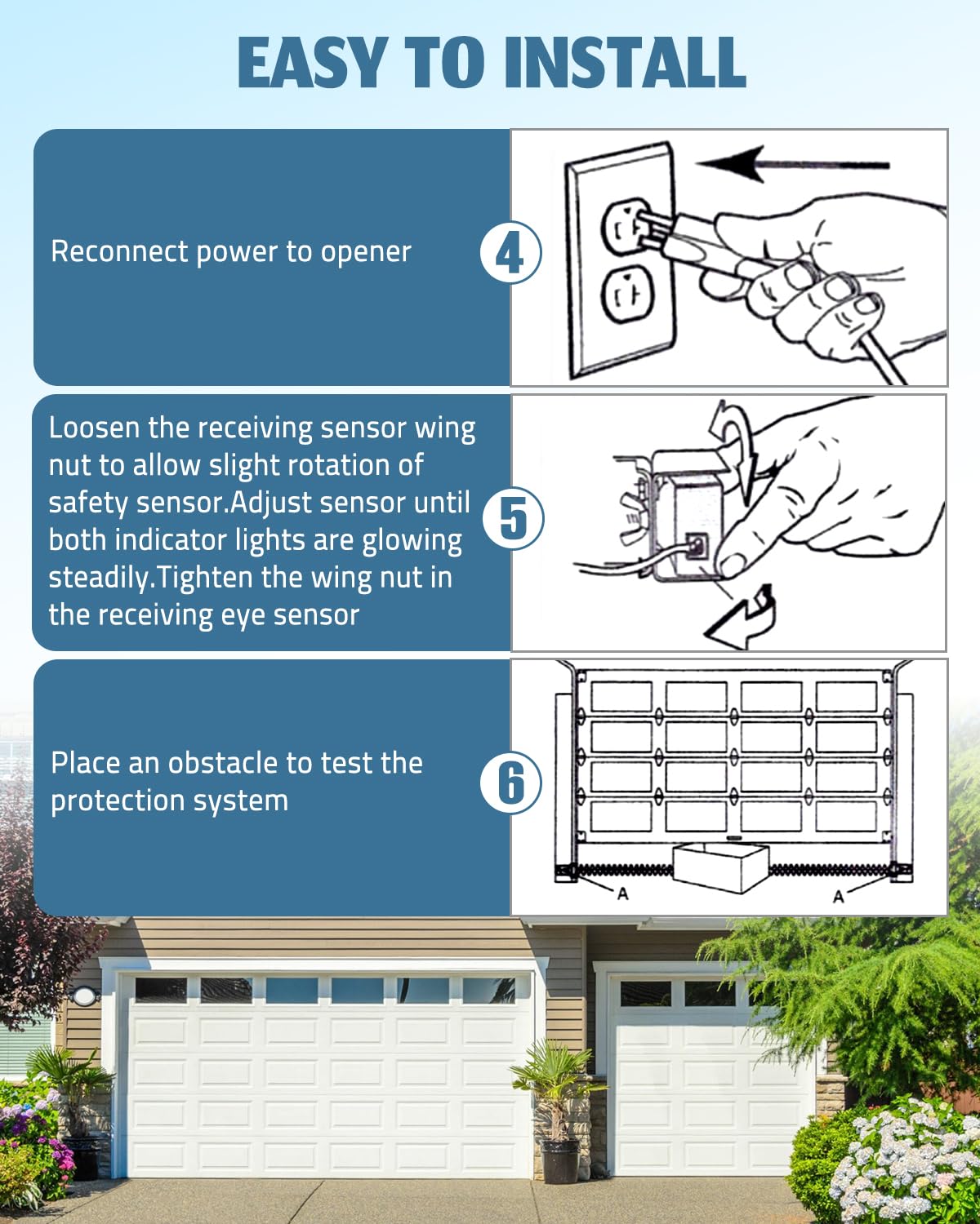 Urnqowuy 41A4373A weatherproof shell withstands garage conditions