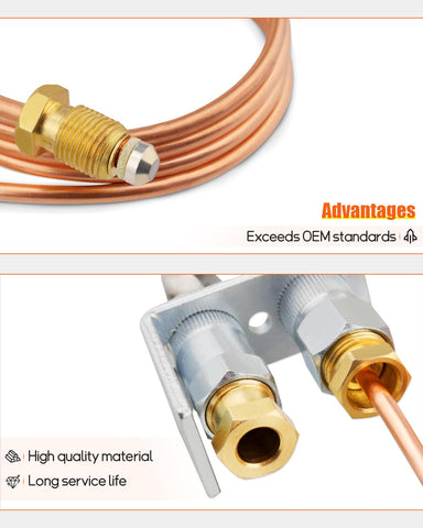 Urnqowuy brass-aluminum construction for durability and stability.