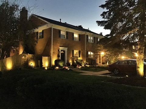 URPOWER IP64 weatherproof lights withstand rain and wind for year-round use.