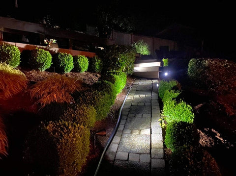 URPOWER Solar Spot Light packaged as a 2-pack for outdoor lighting