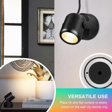 URTOM 16 static colors brighten shelves or plants with subtle ambient lighting.