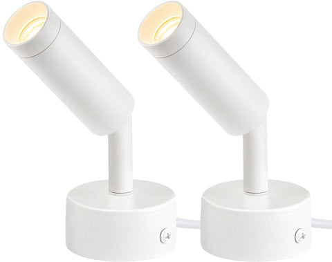 URTOM 2-pack indoor spotlights highlight wall art with warm 3000K glow.