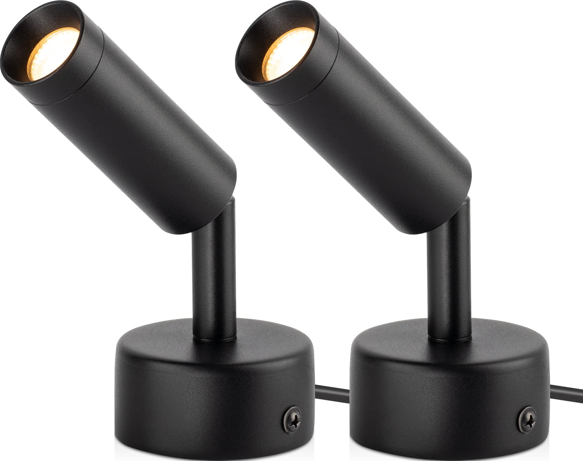 URTOM 2-pack floor spotlight base for stable, plant-friendly uplighting.