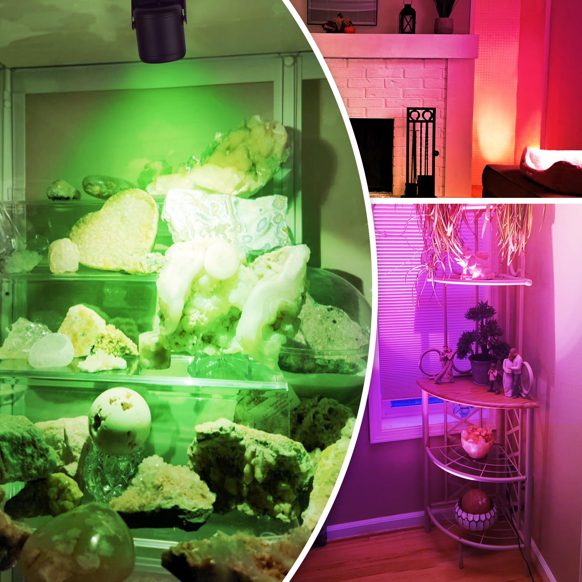 URTOM 5.9ft cord supports flexible placement and precise spotlighting.