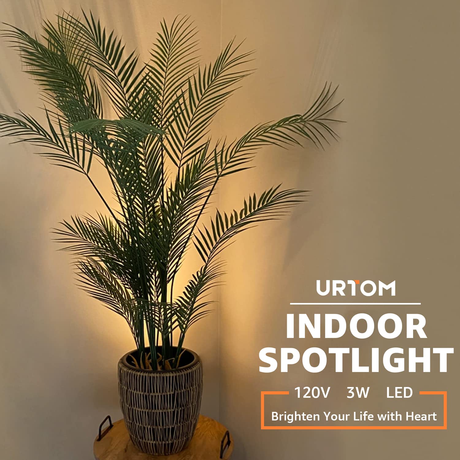 URTOM floor uplights with foot switch offer easy hands-free operation.