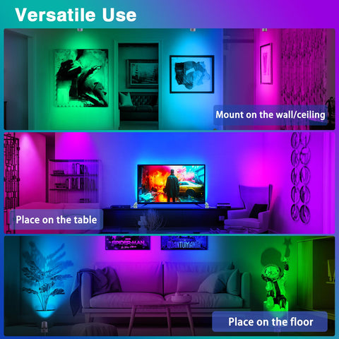 URTOM 6W RGBW uplight with dynamic modes for subtle scene changes.
