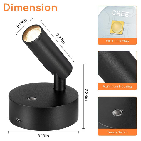 URTOM LED wireless spotlight serves as emergency light during outages
