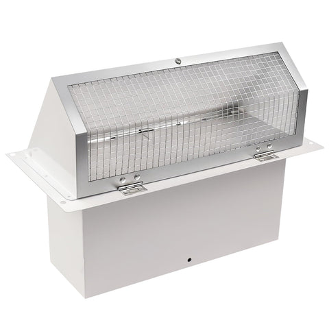 URYKEC wall vent cap for microwave exhaust with secure connection.