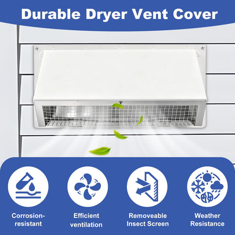 URYKEC vent cap with removable insect screen for easy cleaning.