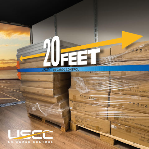 4 ft fixed end creates a stable anchor for trailers and pallets.