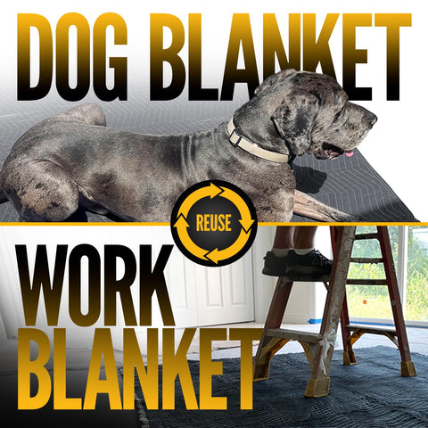 US Cargo Control 72x80 blanket edge detail showing non-woven binding