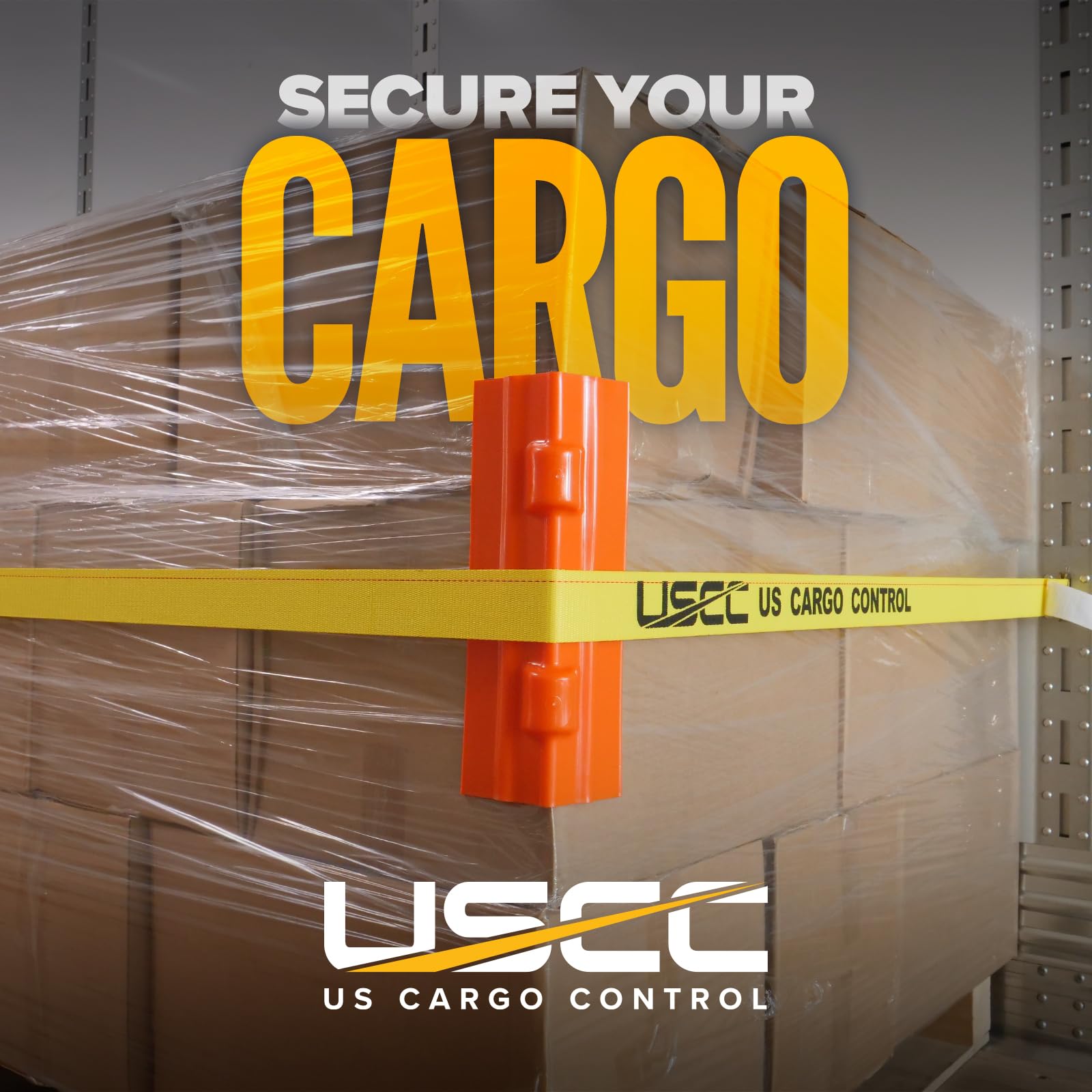 Pallets, appliances, and furniture secured reliably