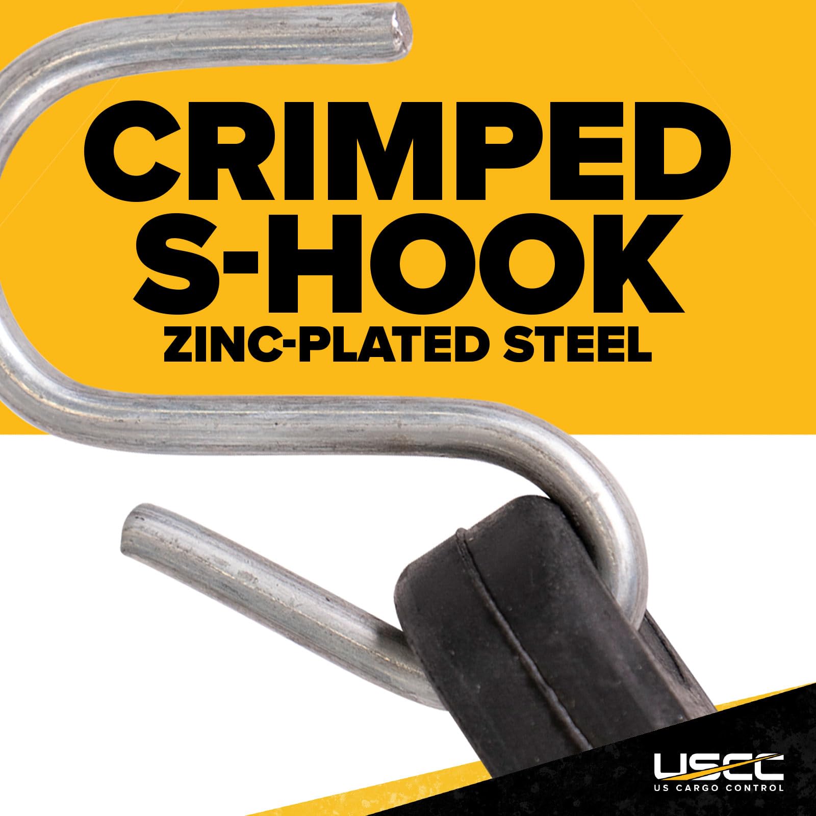 US Cargo Control 21-inch strap stretches up to 32 inches for versatile tie-downs.