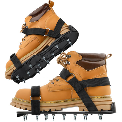 US:E spike shoes with 13 preinstalled spikes for secure epoxy work.