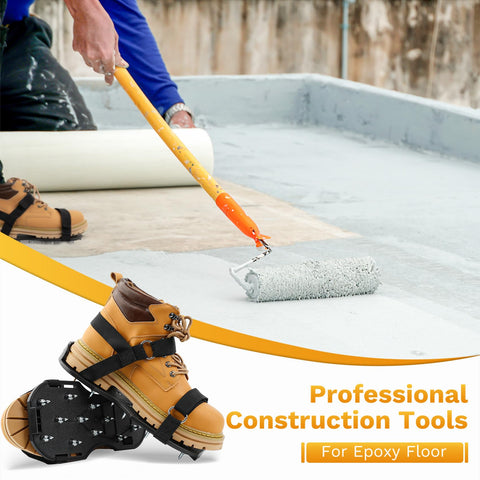 US:E spike shoes designed for epoxy flooring professionals and enthusiasts.