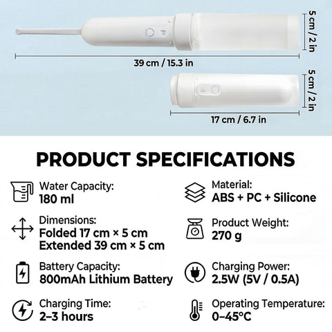 US-VIVIV compact travel bidet fits easily in bags.