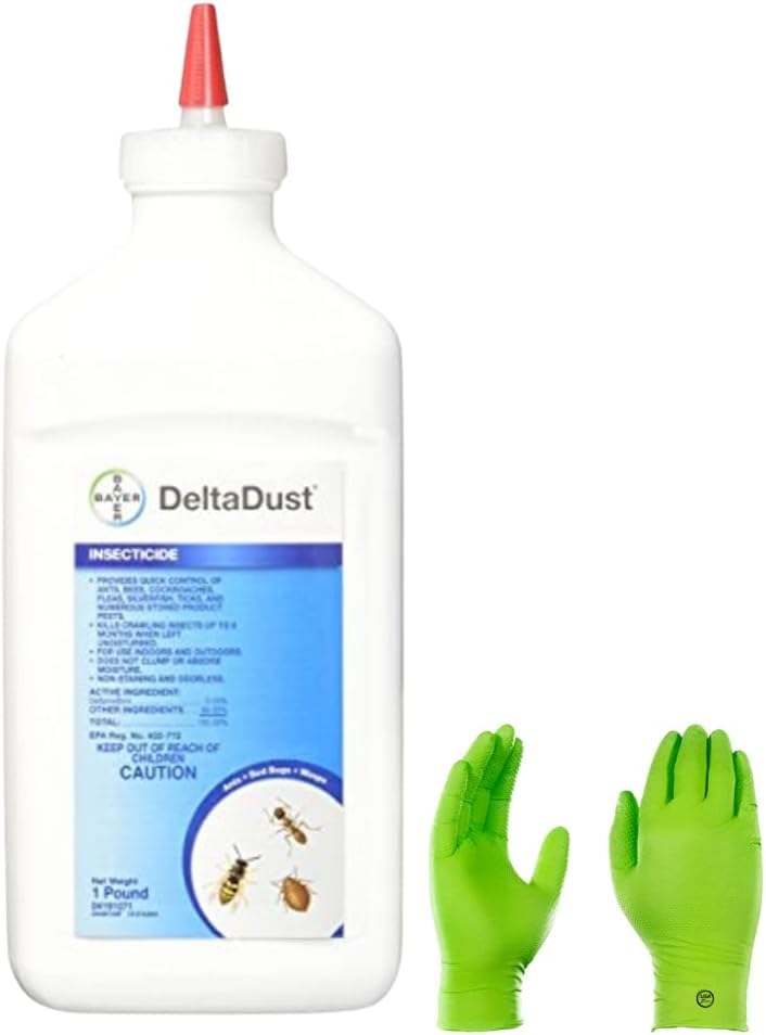 USA Supply Delta Dust 1lb container for targeted pest control in homes