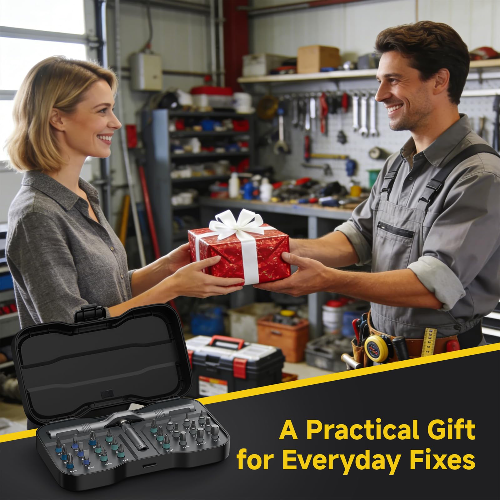 USUAUU compact toolkit for PC, furniture, and bike repairs